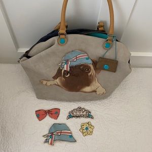 Gab’s Puppy Bag Bulldog Leather Purse